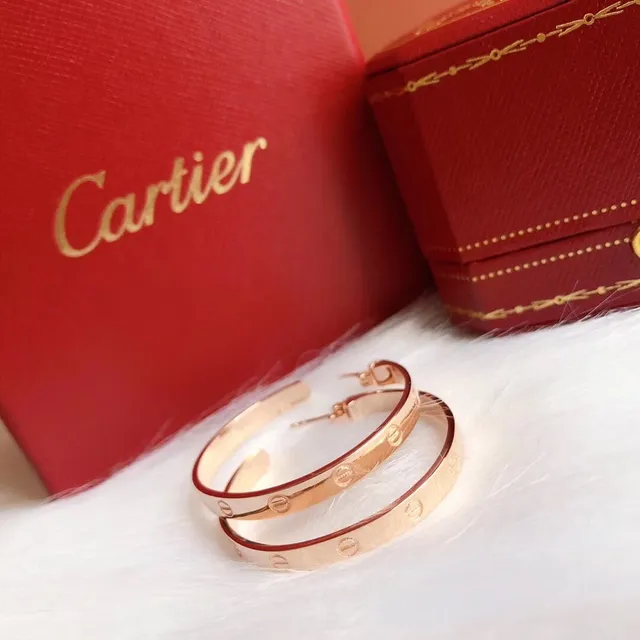 Cartier Love سوارة ذهب أصفر ذهب وردي ذهب أبيض 4