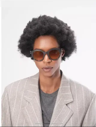 Óculos de Sol Cartier Panthère Estilo Teal Acetato Cat-Eye 2