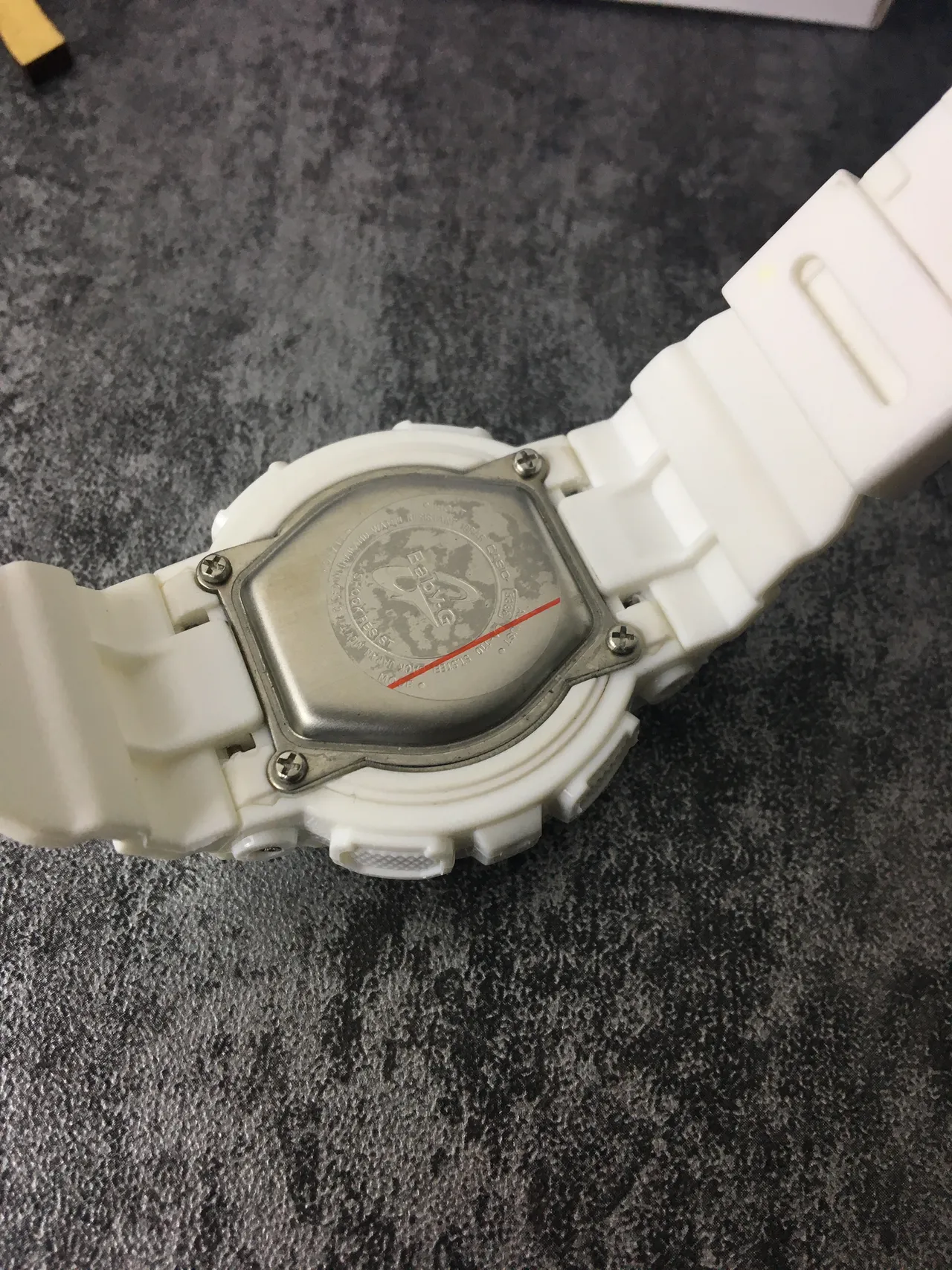 Casio Baby-G 米色金色 坚固树脂表壳 双色调模拟数字表盘 手表 3