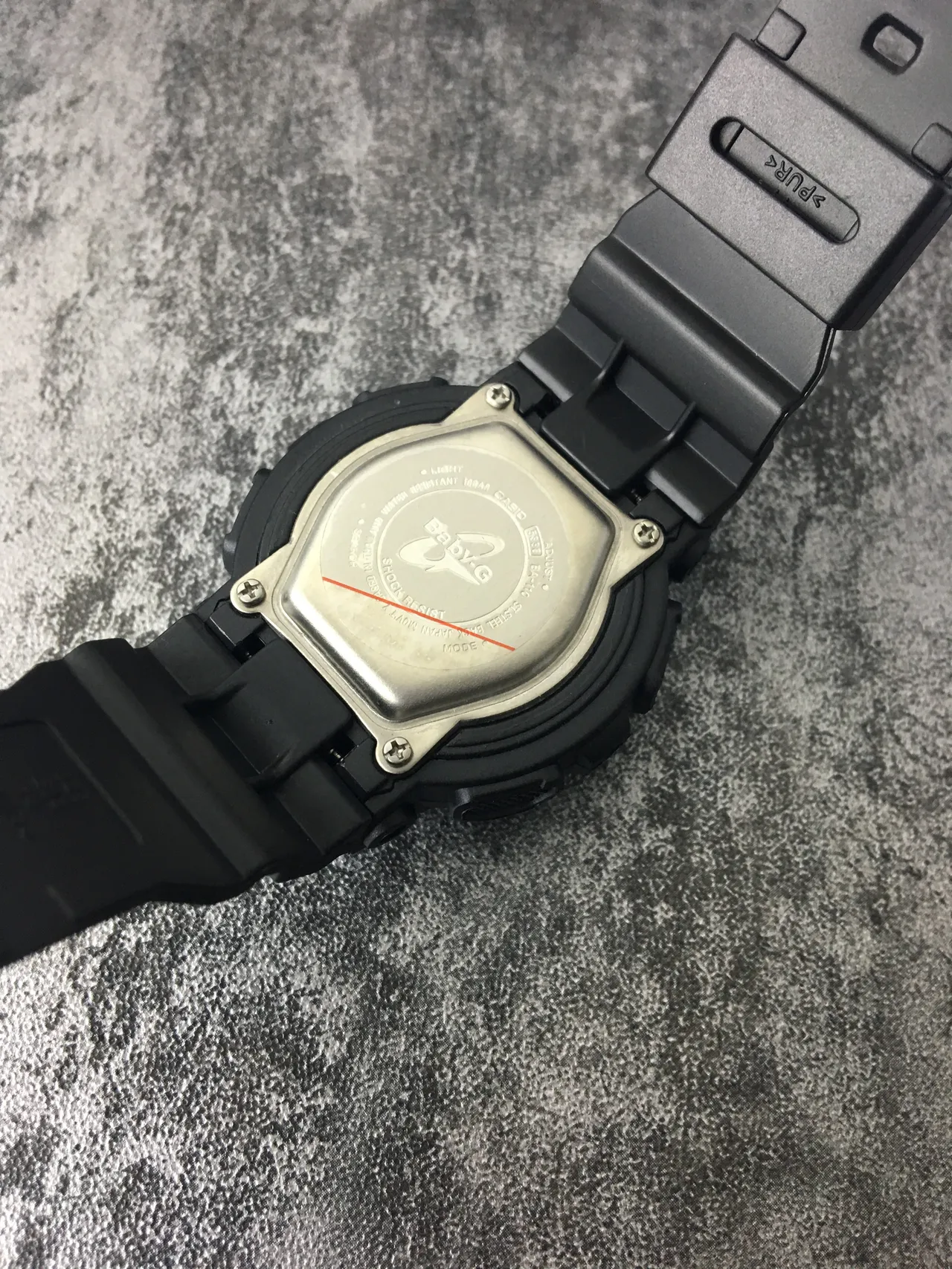 Casio Baby-G Black Gold Rugged Resin Construction Analog-Digital Hybrid Display Watch 4