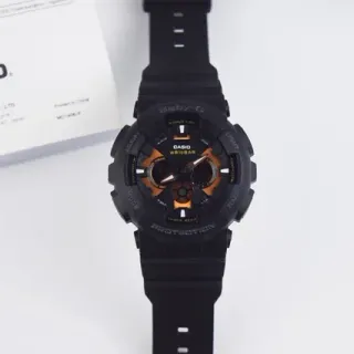 Casio Baby-G Black Orange Resin Case Dial Watch