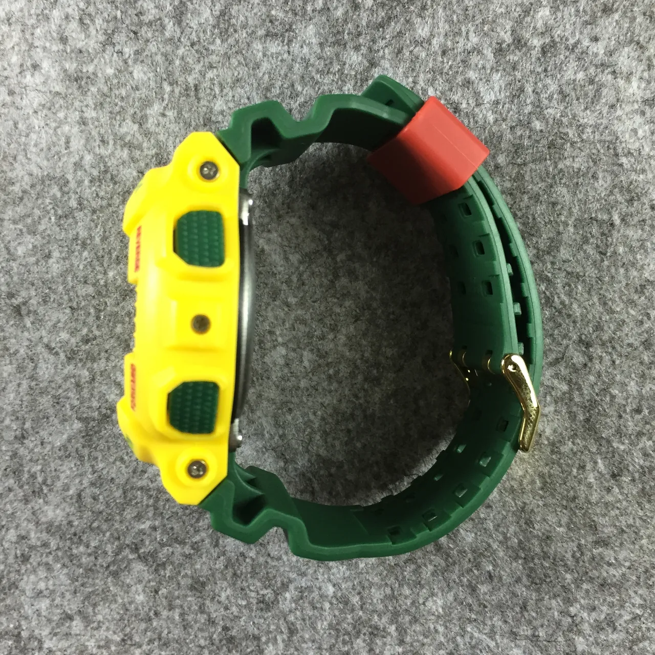 Casio G-Shock GA-100 Yellow and Green Sports Watch 11