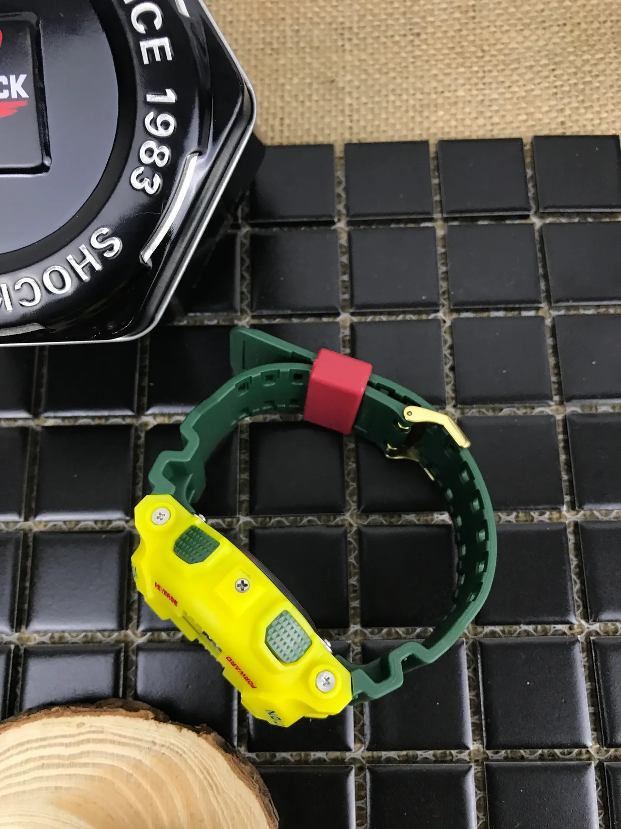 Casio G-Shock GA-100 Yellow and Green Sports Watch 15