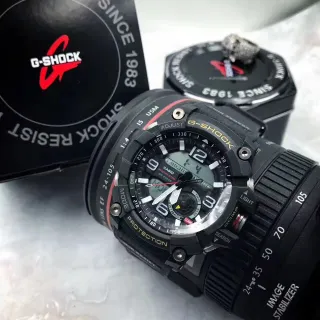 Casio G-Shock Mudmaster Black Red Yellow Sports Watch