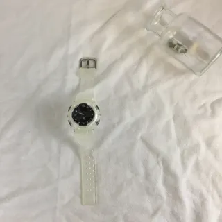 Casio G-Shock Translucent White Resin Sports Watch