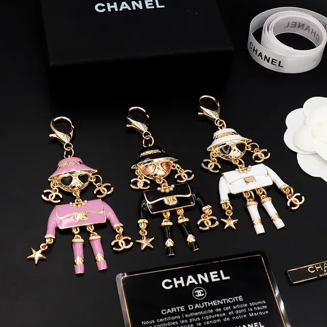Chanel काला सोना एनामेल मूर्ति हार्डवेयर ब्रोच 2