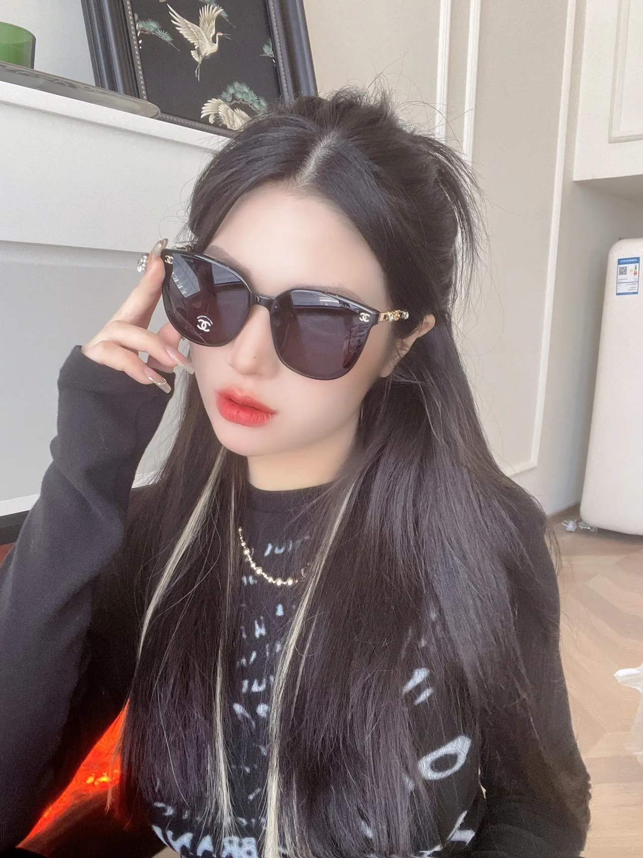 Chanel Brown Gold Tortoiseshell Acetate Gradient Lenses Sunglasses 2