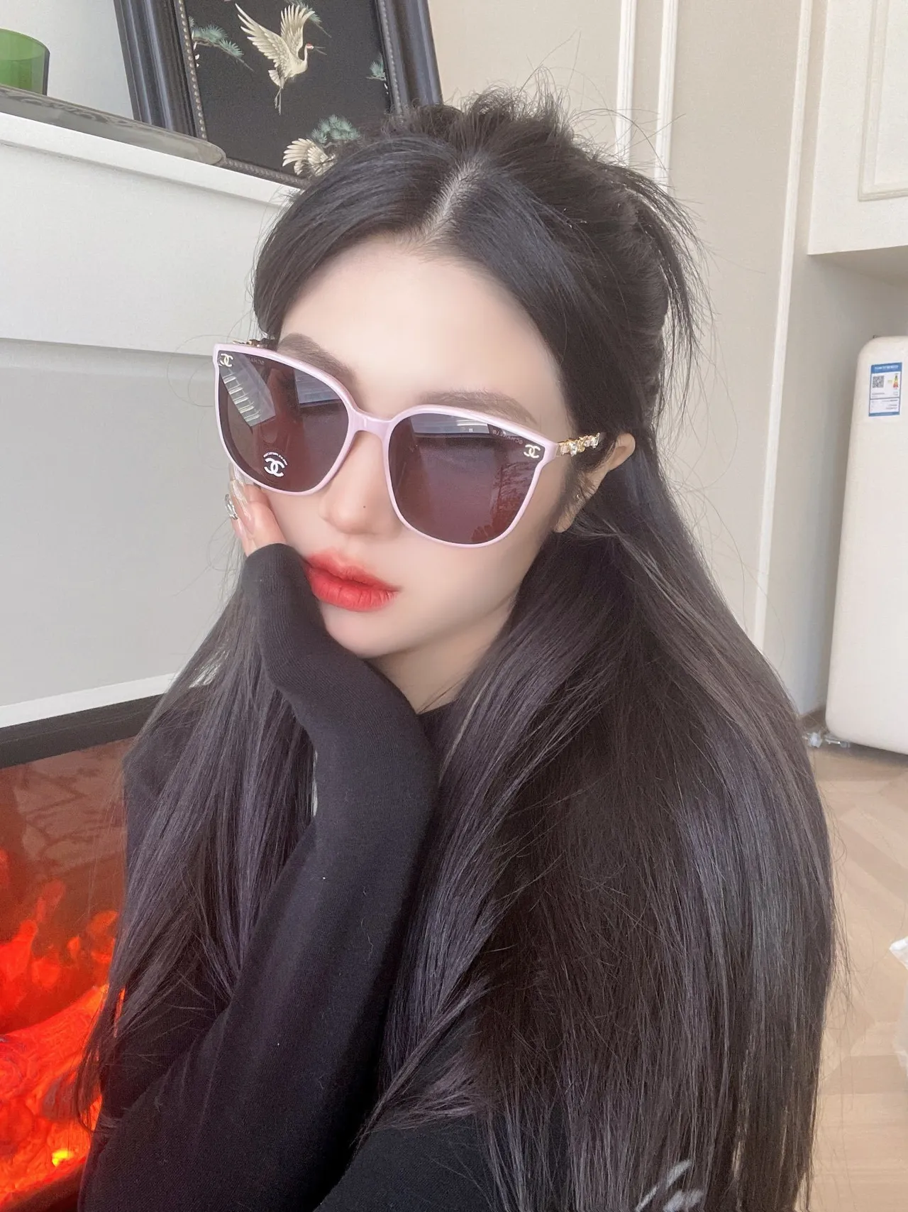 Chanel Brown Gold Tortoiseshell Acetate Gradient Lenses Sunglasses 6