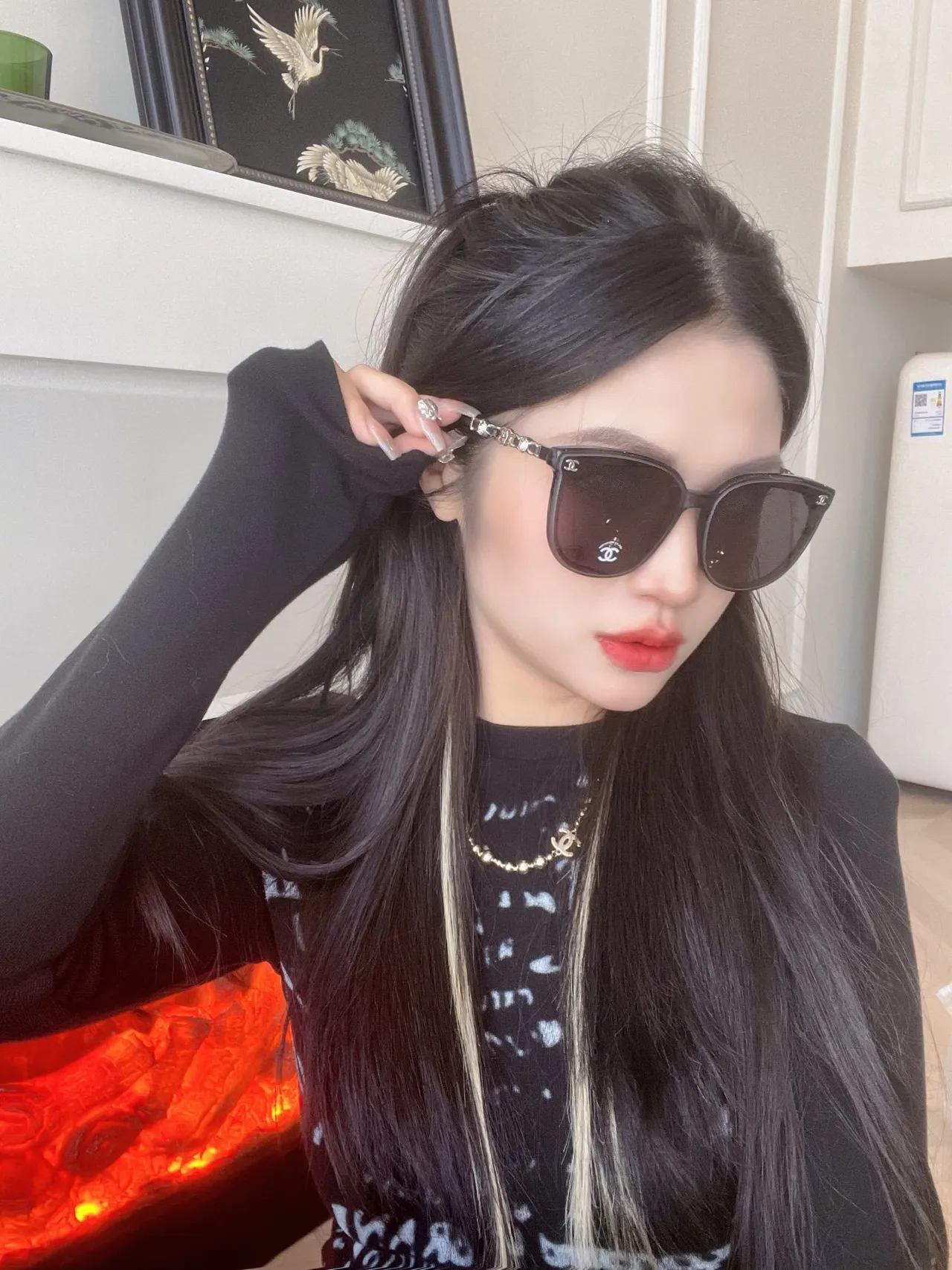 Chanel Brown Gold Tortoiseshell Acetate Gradient Lenses Sunglasses 7