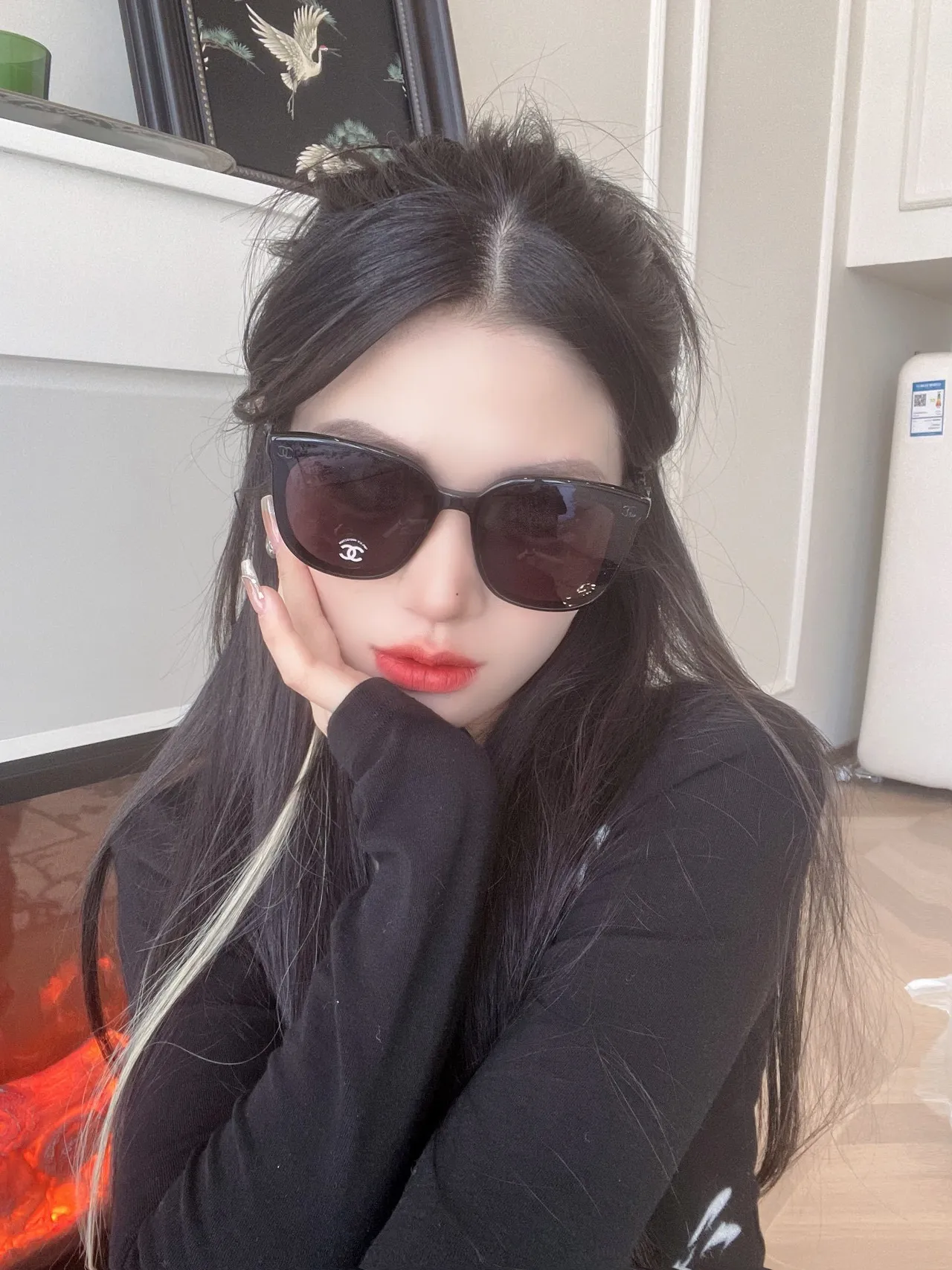 Chanel Brown Gold Tortoiseshell Acetate Gradient Lenses Sunglasses 9