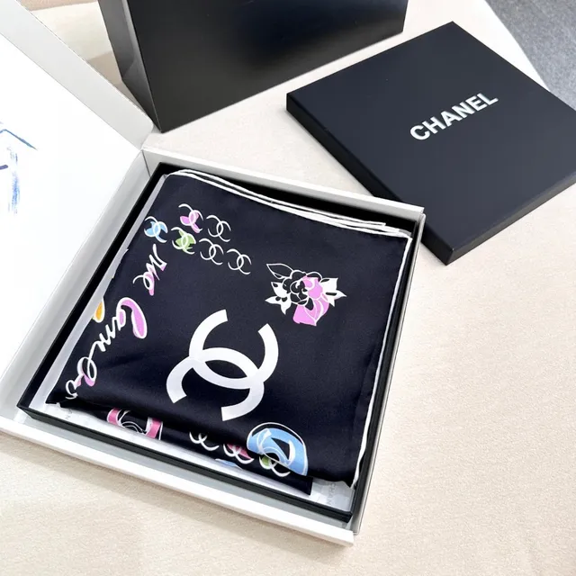 Chanel Printed Silk Scarf-Tied Strapless Vest Top 6