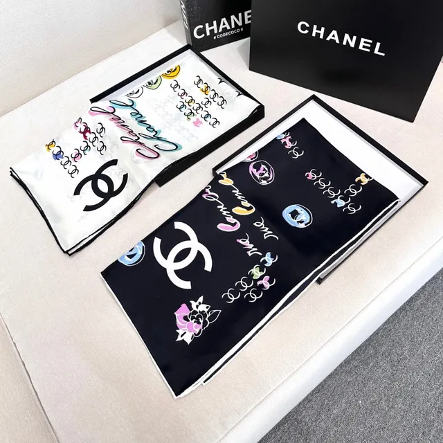 Chanel Printed Silk Scarf-Tied Strapless Vest Top 8