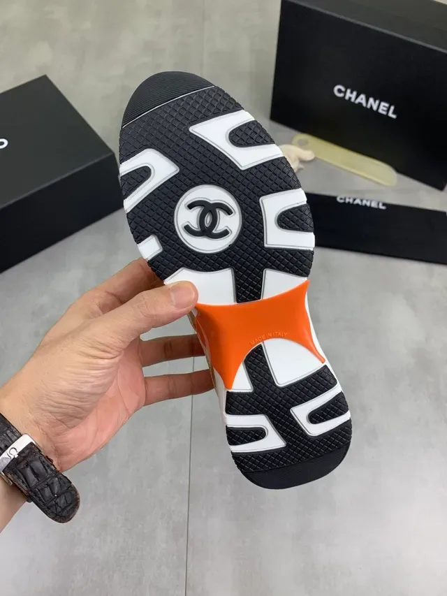 Chanel Runner Metallic Gold Blue Red Lifestyle Sneakers 2