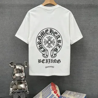 Chrome Hearts बीजिंग ग्राफिक प्रिंट ओवरसाइज़्ड टी-शर्ट