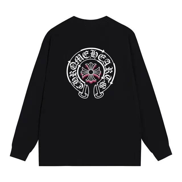 Chrome Hearts Circular Crest Graphic Long-Sleeve T-Shirt 10