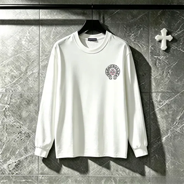 Chrome Hearts Circular Crest Graphic Long-Sleeve T-Shirt 11