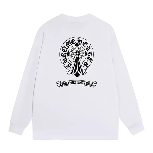 Chrome Hearts Circular Crest Graphic Long-Sleeve T-Shirt 2