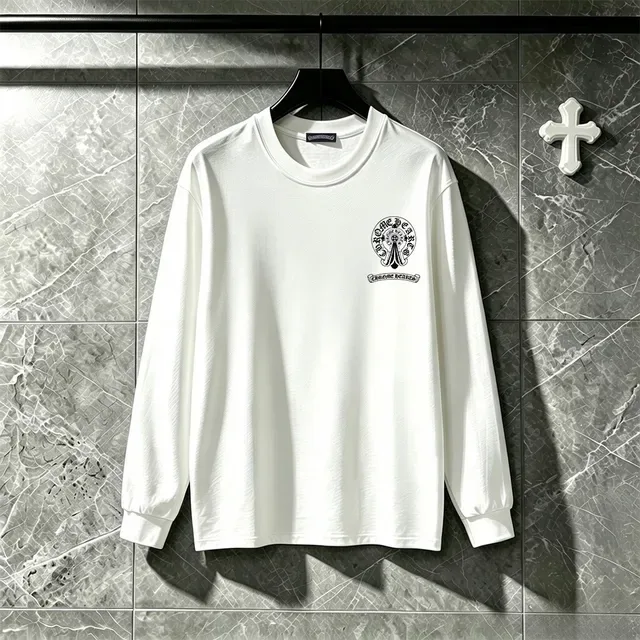 Chrome Hearts Circular Crest Graphic Long-Sleeve T-Shirt 6
