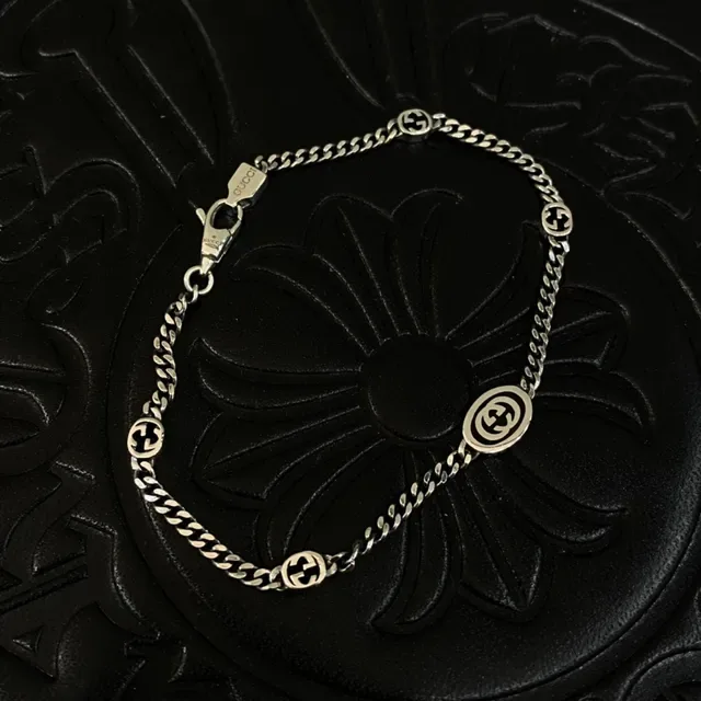 Chrome Hearts Cross Medallion Chain Silver Necklace 7