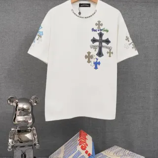 Chrome Hearts Cross Print White T-Shirt