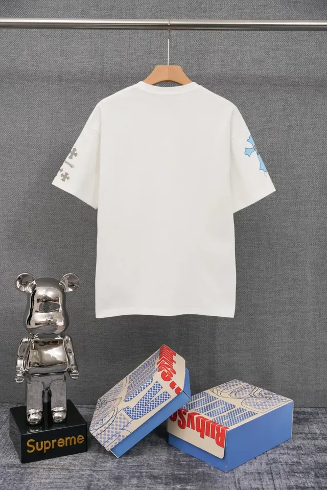 Chrome Hearts Cross Print White T-Shirt 4