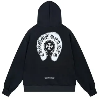 Chrome Hearts Graphic Back Black Hoodie by Chrome Hearts — hoodies supplier, yupoo album photo