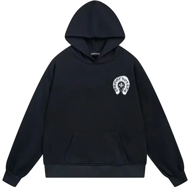 Chrome Hearts Graphic Back Black Hoodie 4