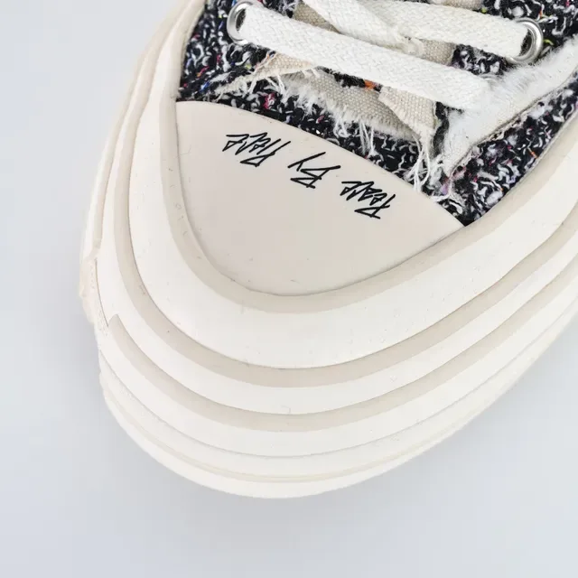 Converse Tweed Colar De Shearling Tênis Lifestyle De Baixo 5