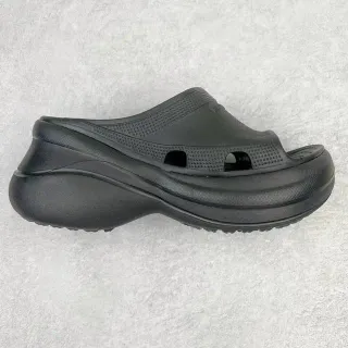 Crocs Echo Clog أسود فوم مولد منصة كلوج