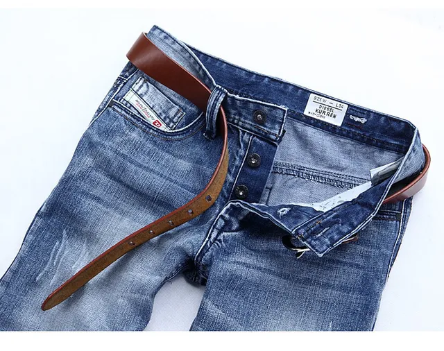 Diesel मध्यम-वॉश डिस्ट्रेस्ड डेनिम शॉर्ट्स 10