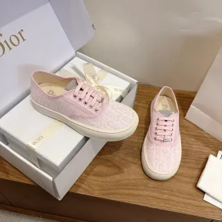 Dior B-Series गुलाबी Monogram Canvas Lifestyle Sneakers