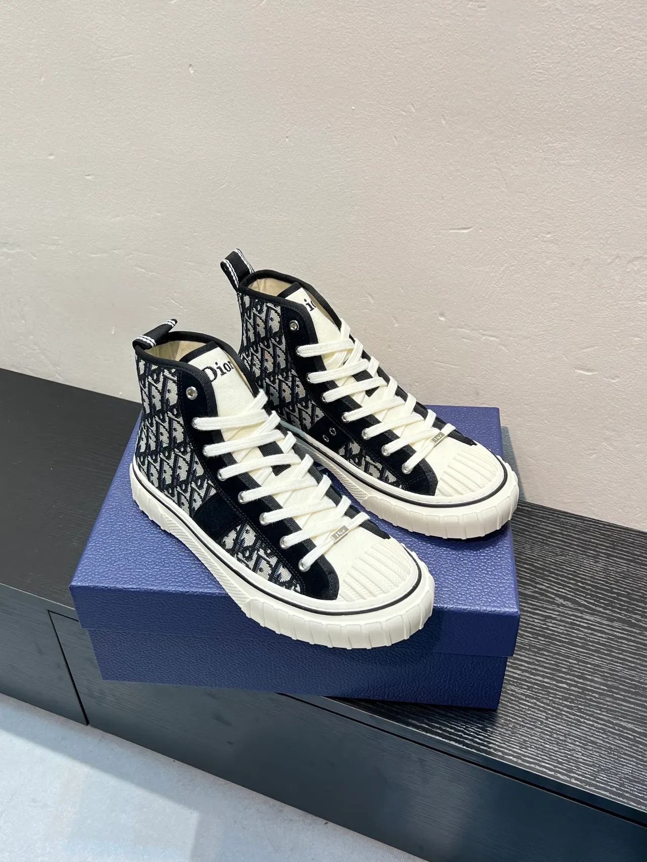 Dior B23 斜纹提花 高帮生活方式运动鞋 5