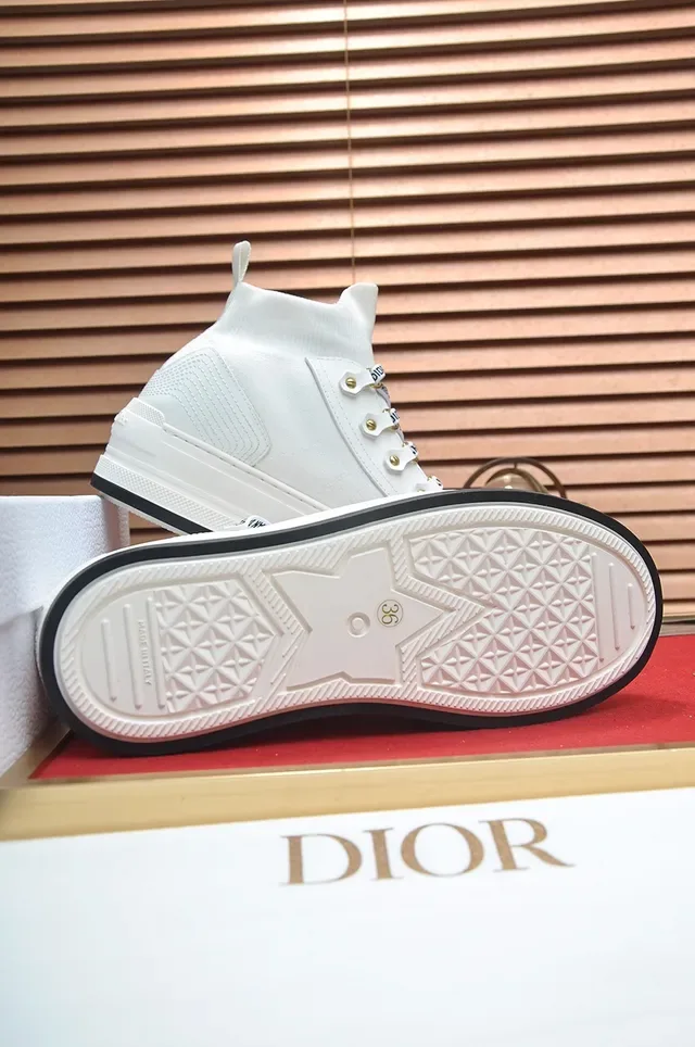 Dior B23 白 袜领 平台 生活 运动鞋 3