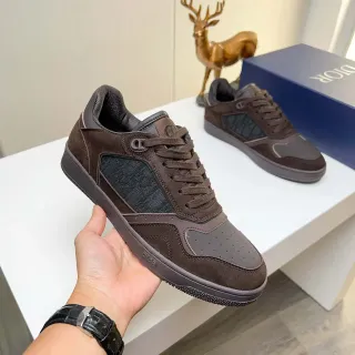 Dior B27 棕黑混合材质生活方式运动鞋