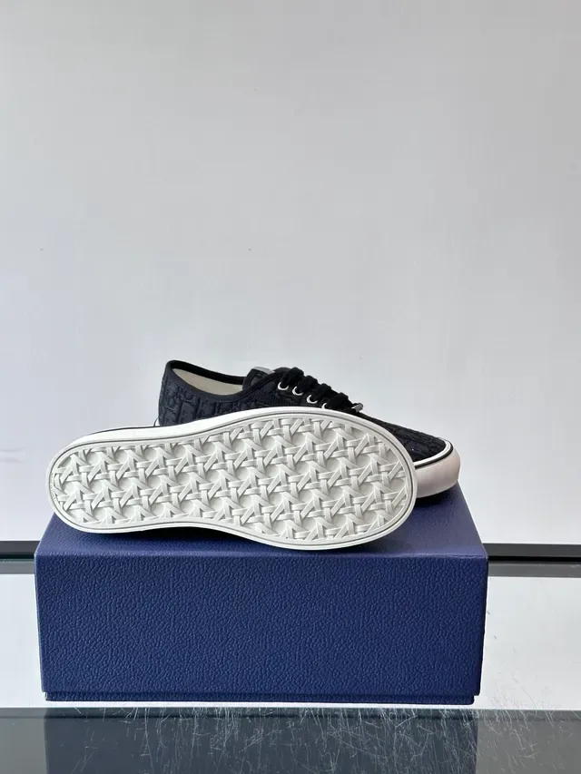 Dior B27 Monogram Black and White Lifestyle Sneakers 2
