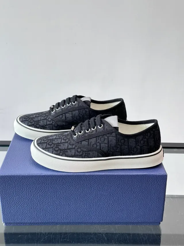 Dior B27 Monogram Black and White Lifestyle Sneakers 5