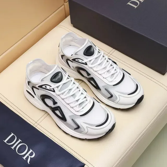 Dior B27 Blancs Argentés Gris Noirs sneakers lifestyle 2