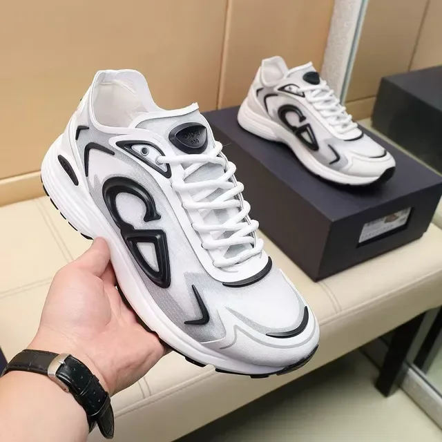 Dior B27 Blancs Argentés Gris Noirs sneakers lifestyle 3