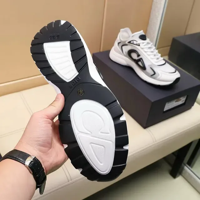 Dior B27 Blancs Argentés Gris Noirs sneakers lifestyle 4