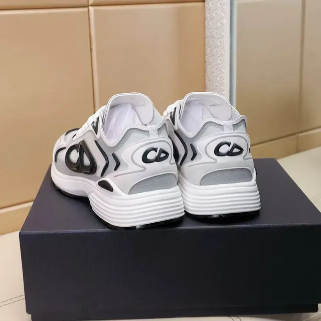 Dior B27 Blancs Argentés Gris Noirs sneakers lifestyle 5