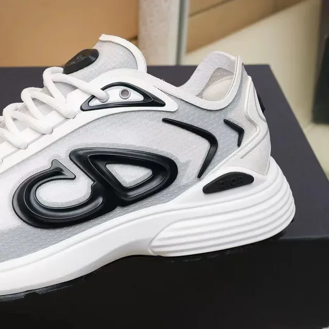 Dior B27 Blancs Argentés Gris Noirs sneakers lifestyle 7