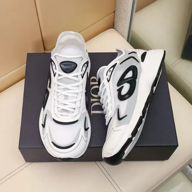 Dior B27 Blancs Argentés Gris Noirs sneakers lifestyle 9