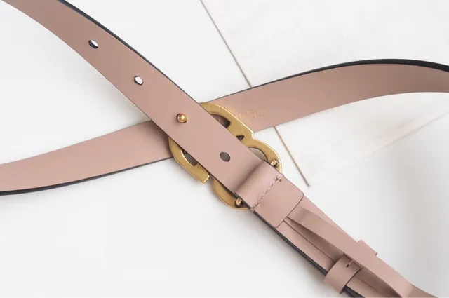 Dior CD Ceinture Beige Noir Sangle Étroite Piping Ceinture en Cuir 6