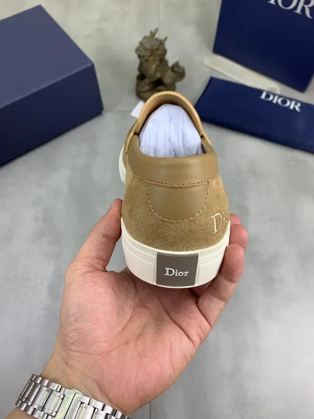 Dior Loafer Beige White Suede Upper Penny Strap Loafer 3