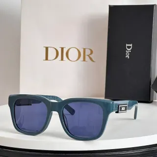 Dior Rectangular Acetate Gradient Blue Sunglasses