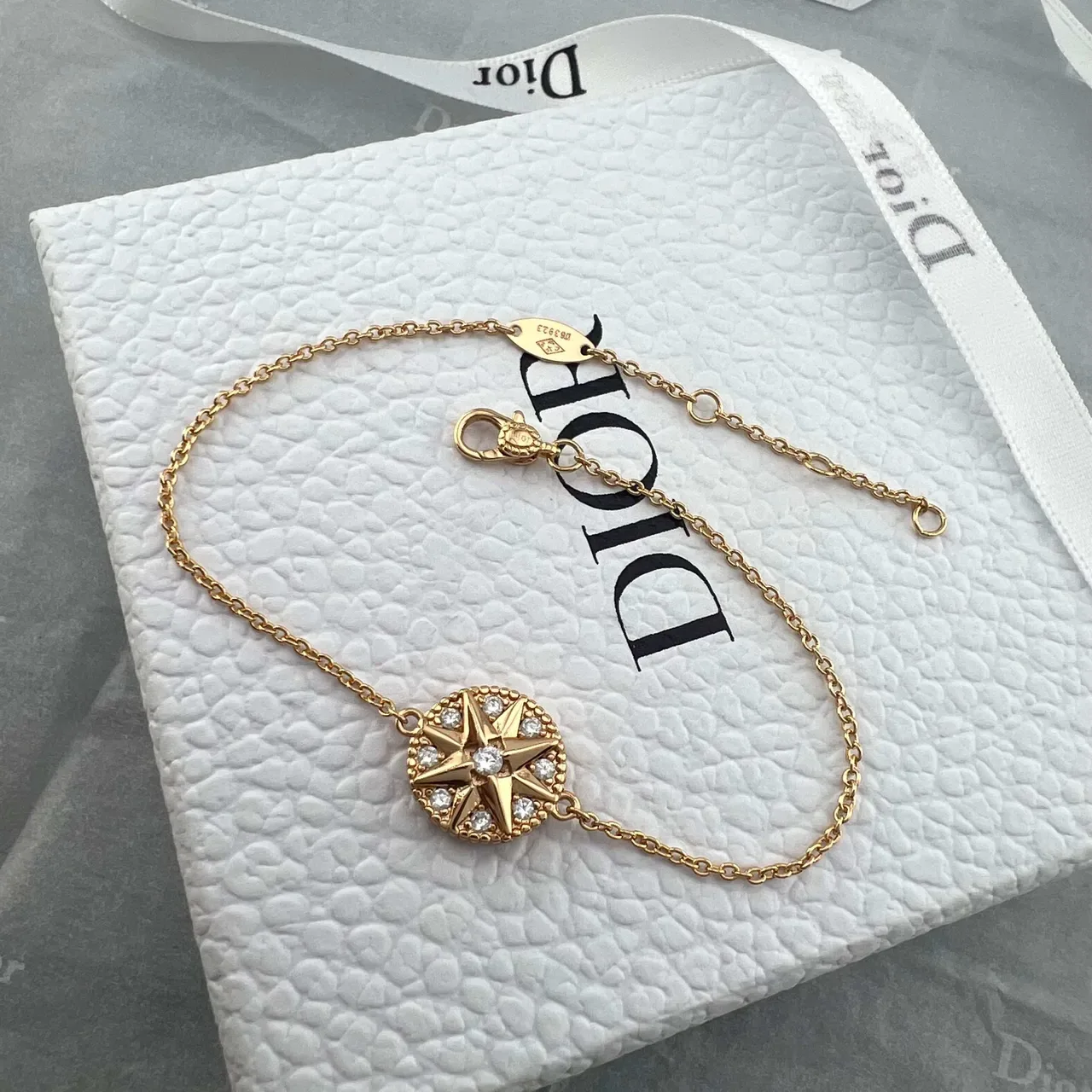 Dior Rose des Vents Pavé Crystal Compass-Star Bracelets 4