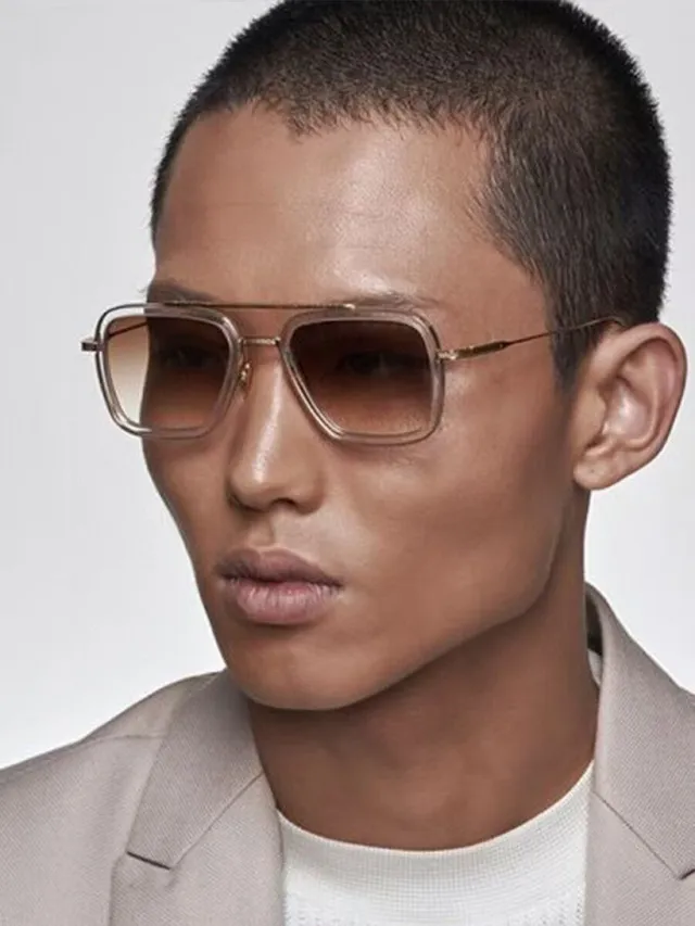 DITA Flight 006 Black and Rose Gold Gradient Sunglasses 4