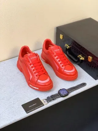 Dolce & Gabbana Portofino Red zapatillas lifestyle 3