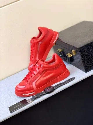 Dolce & Gabbana Portofino Red zapatillas lifestyle 5