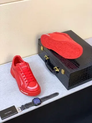 Dolce & Gabbana Portofino Red zapatillas lifestyle 8